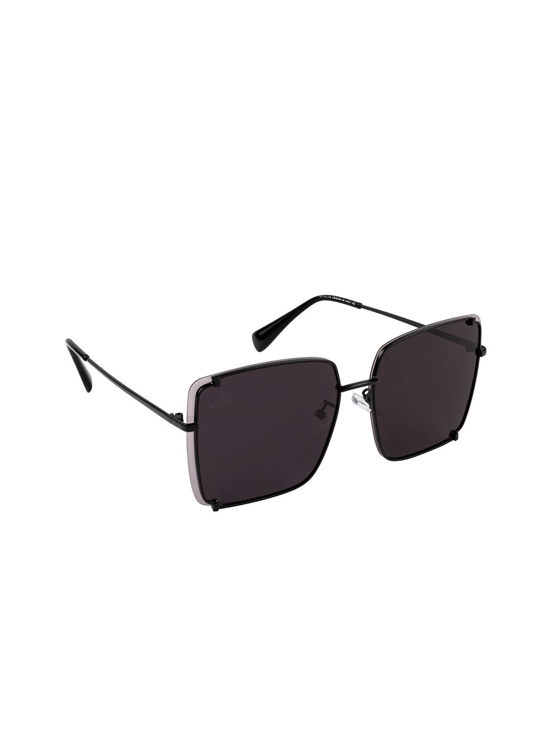 AISLIN Women Black UV Protected Square Sunglasses 14865-97-AS-80529 Price in India