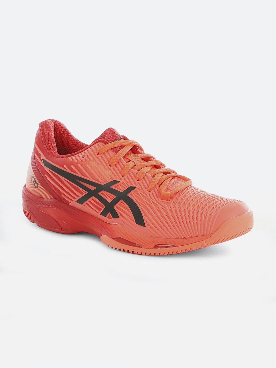 『TEN WOL RAYO S/S RED S』 Buy ASICS Men Red & Black SOLUTION SPEED FF 2 TOKYO Tennis Non