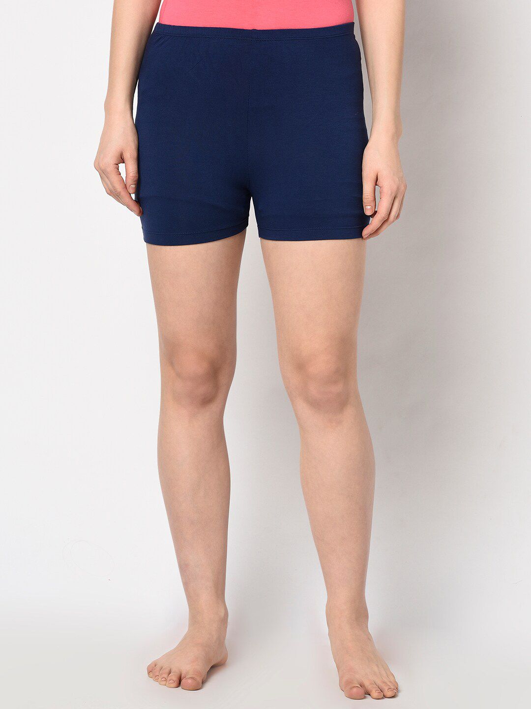 Espresso Women Navy Blue Solid Lounge Shorts ESP-4009 Price in India