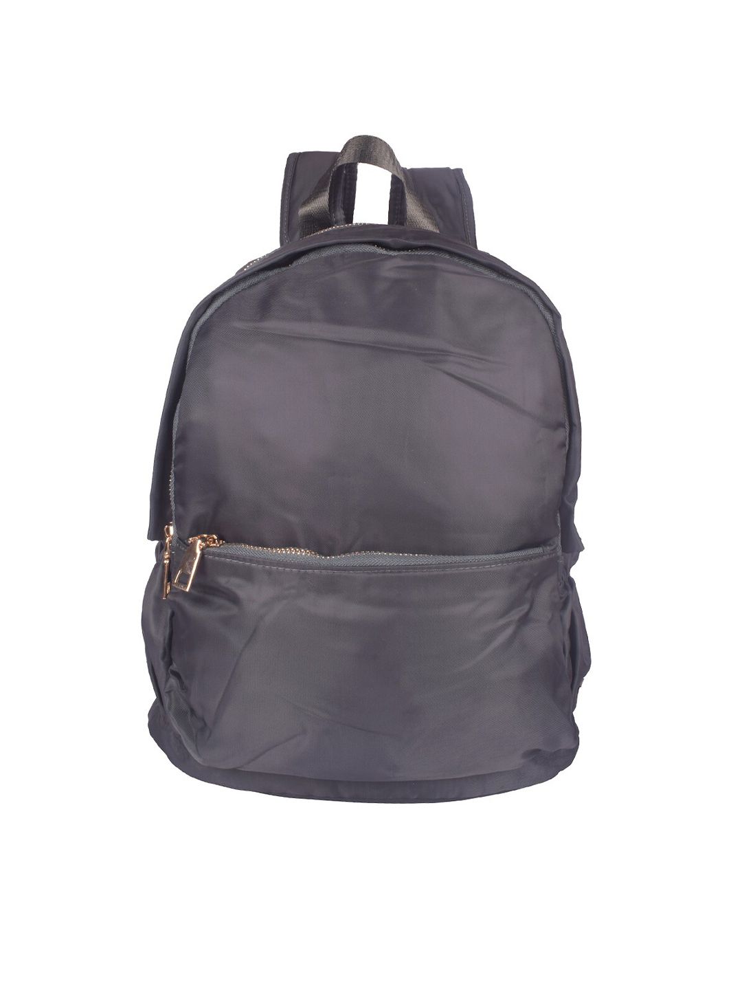 Bagkok Women Grey Solid Backpack Price in India