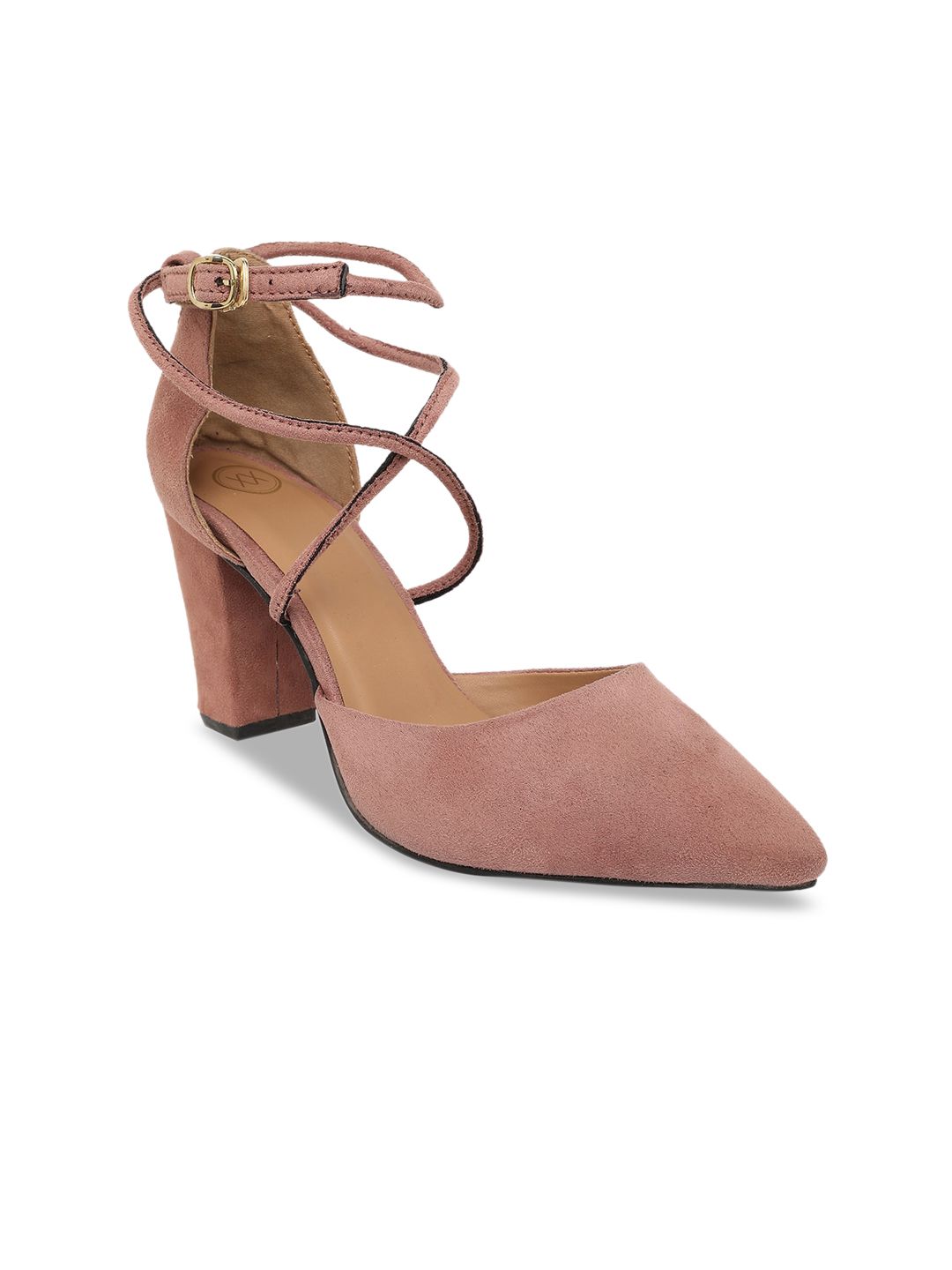 20Dresses Pink Suede Pumps Price in India