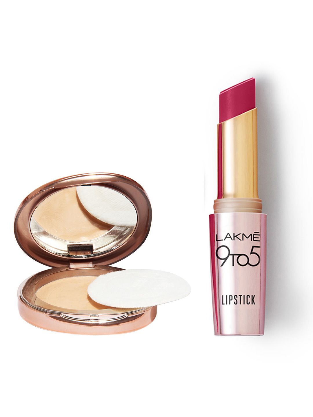 Lakme Set of 9 to 5 Primer + Matte Lipstick & Flawless Matte Complexion Compact Price in India