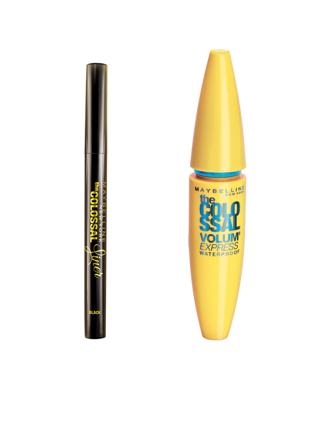 Maybelline Set of The Colossal Liner & Colossal Volume Express Waterproof Mascara Price in India