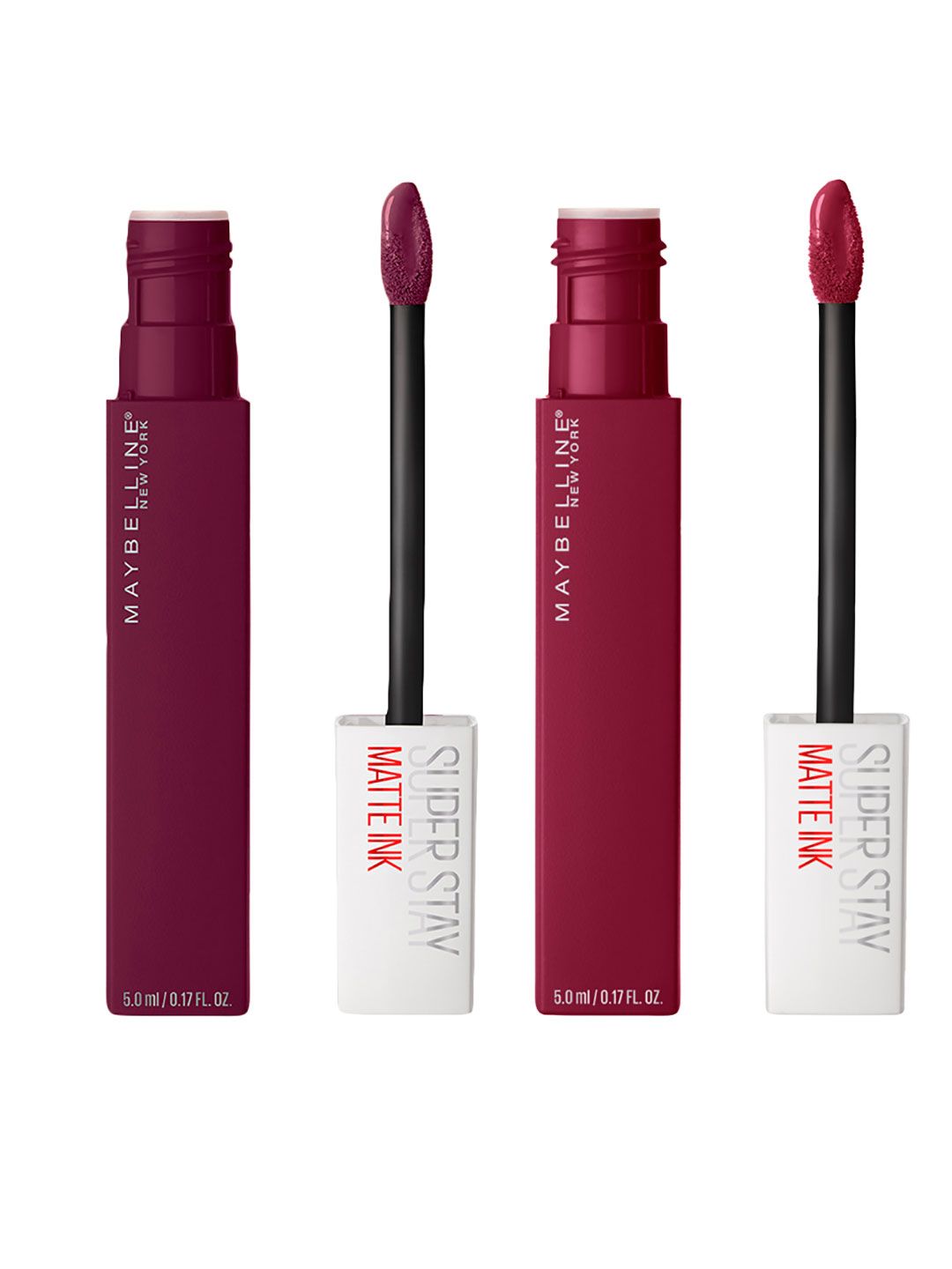 Maybelline Set of 2 New York Super Stay Matte Ink Liquid Lipsticks- Transformer & Founder Price in India