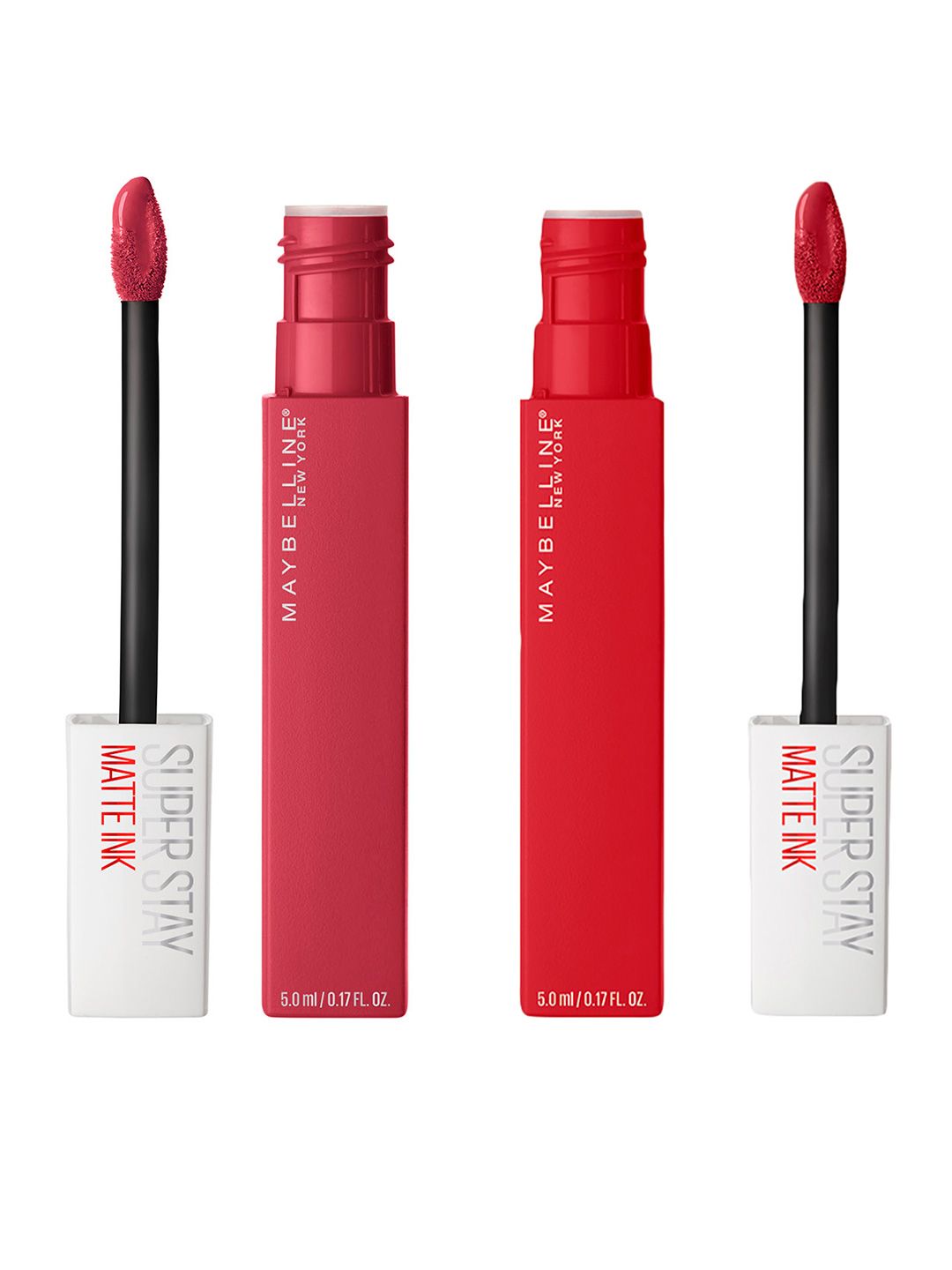 Maybelline Set of 2 New York Super Stay Matte Ink Liquid Lipsticks - Ambitious & Ruler Price in India