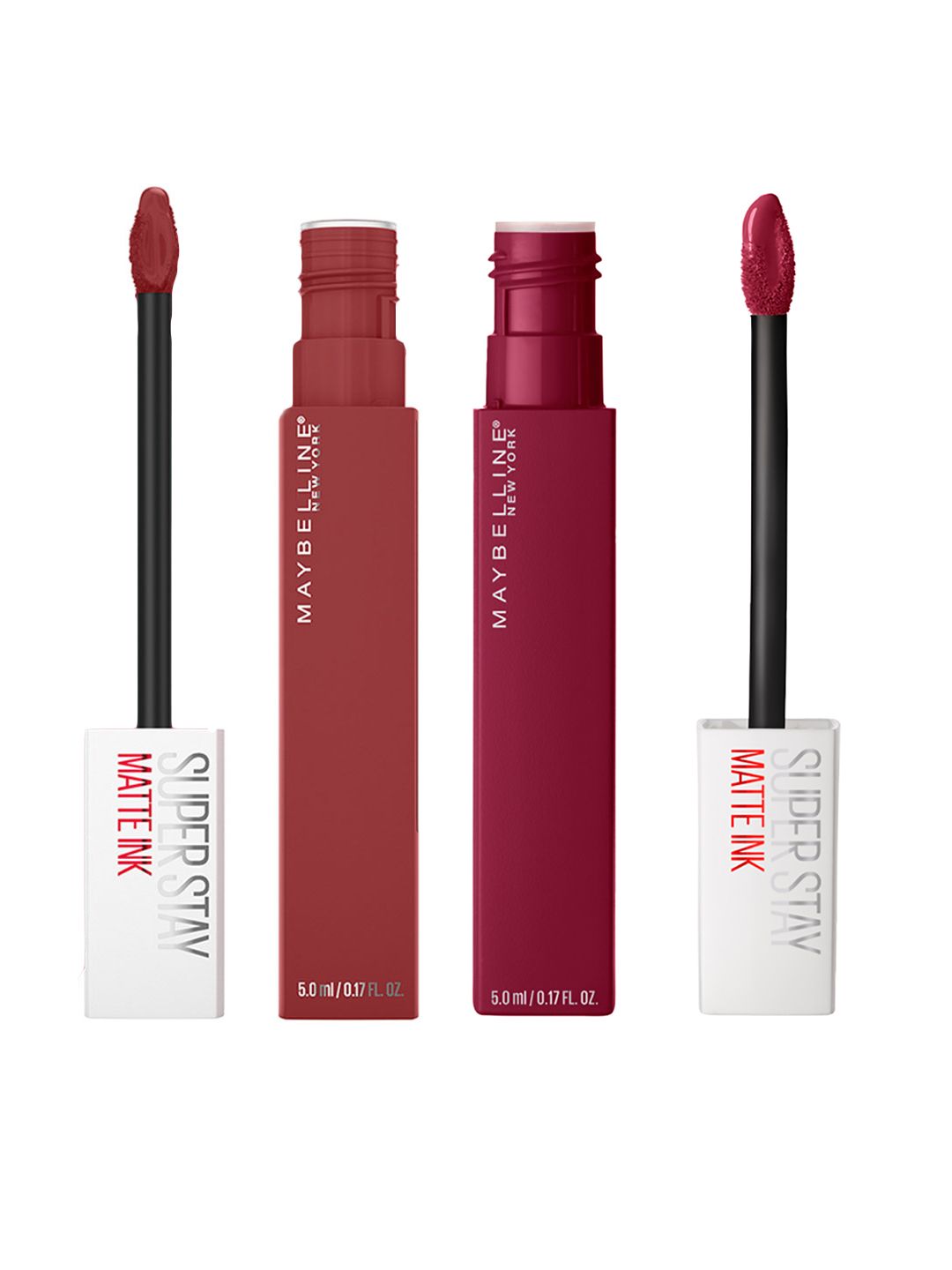 Maybelline New York Set of 2 Super Stay Matte Ink Lipsticks- Initiator 170 & Founder 115 Price in India
