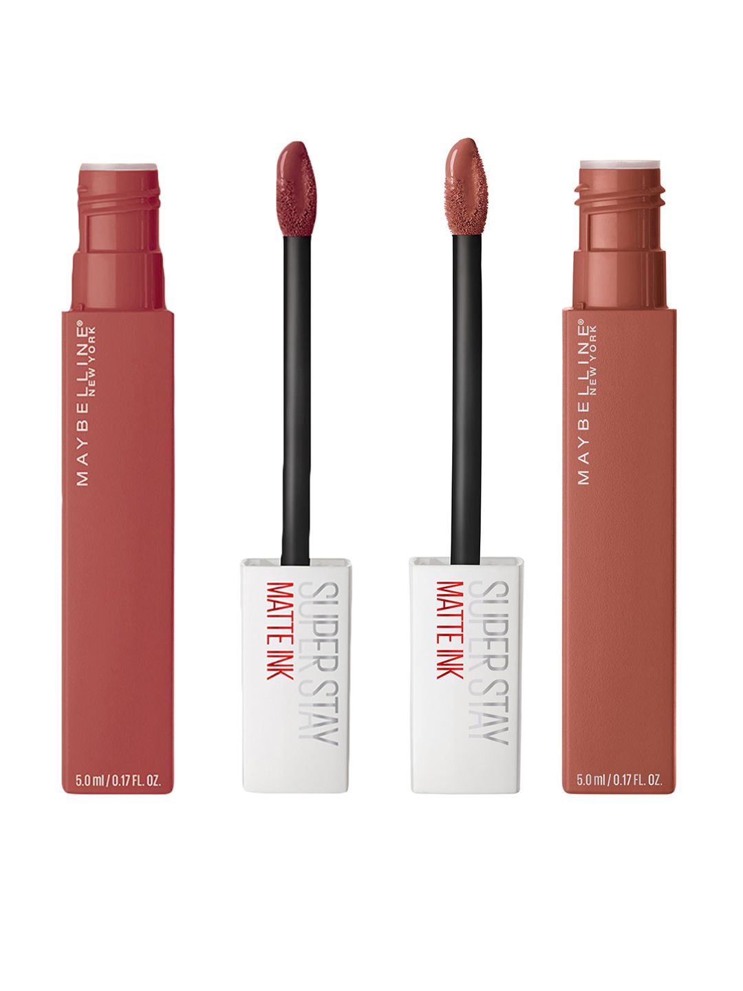Maybelline New York Set of 2 Super Stay Matte Ink Lipsticks- Amazonian & Versatile 210 Price in India