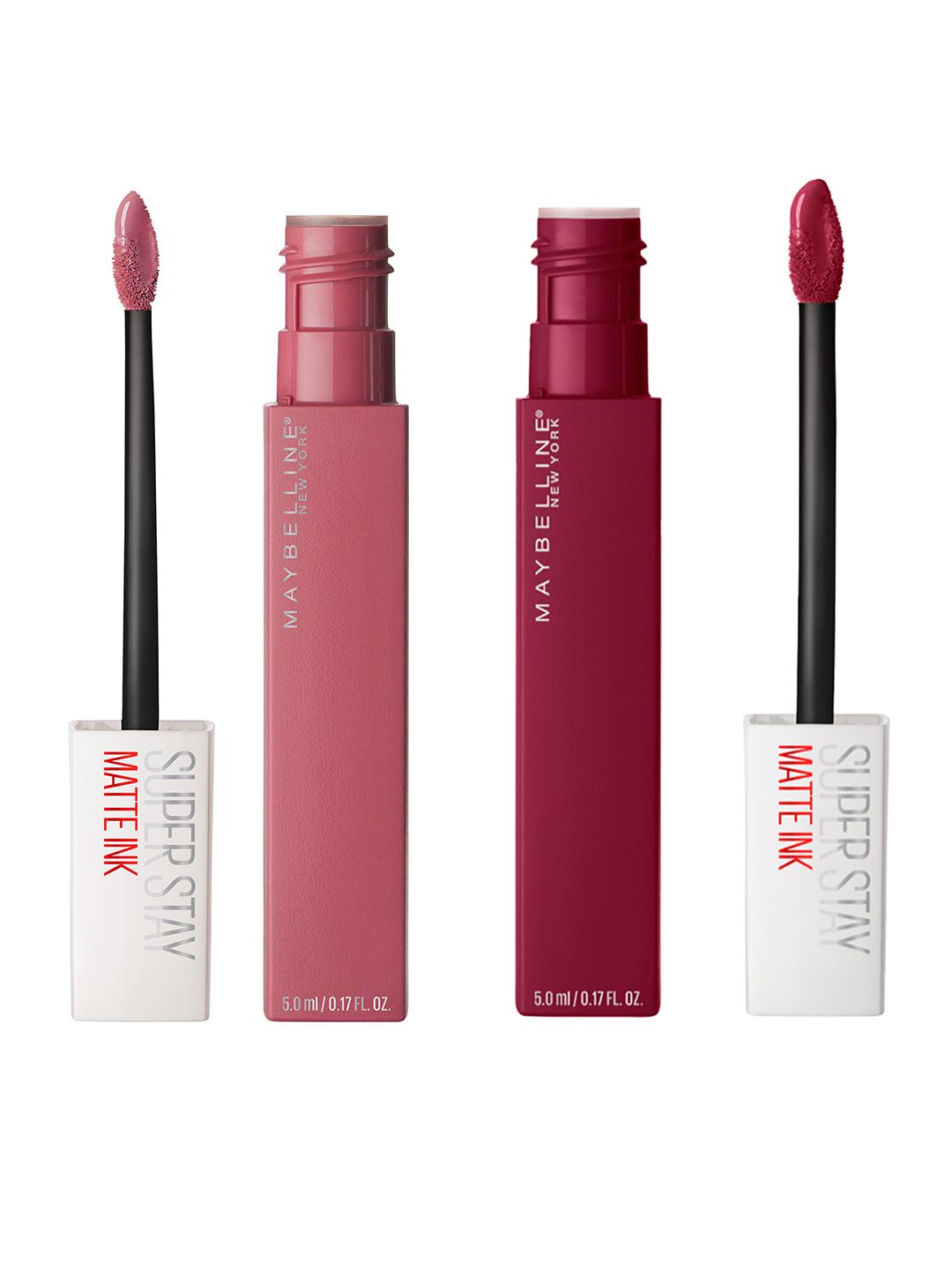 Maybelline New York Set of 2 Super Stay Matte Ink Lipsticks- Lover 15 & Founder 115 Price in India