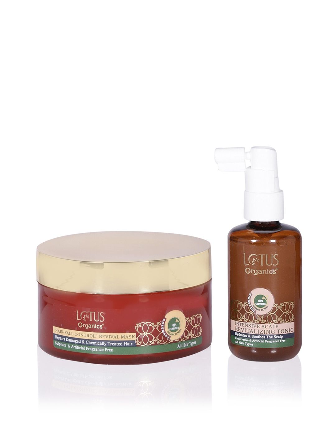 Lotus Organics Set of Organics Hair Mask & Hair Serum Price in India