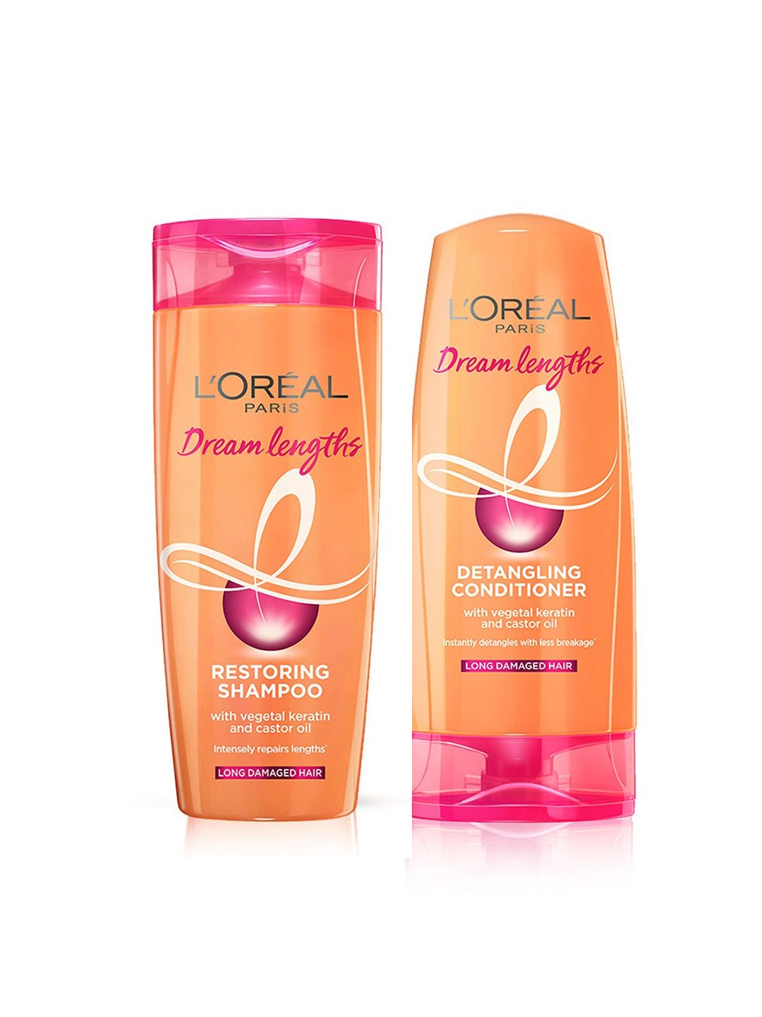 LOreal LOreal Paris Dream Length Restoring Shampoo 340ml & Detangling Conditioner 180ml