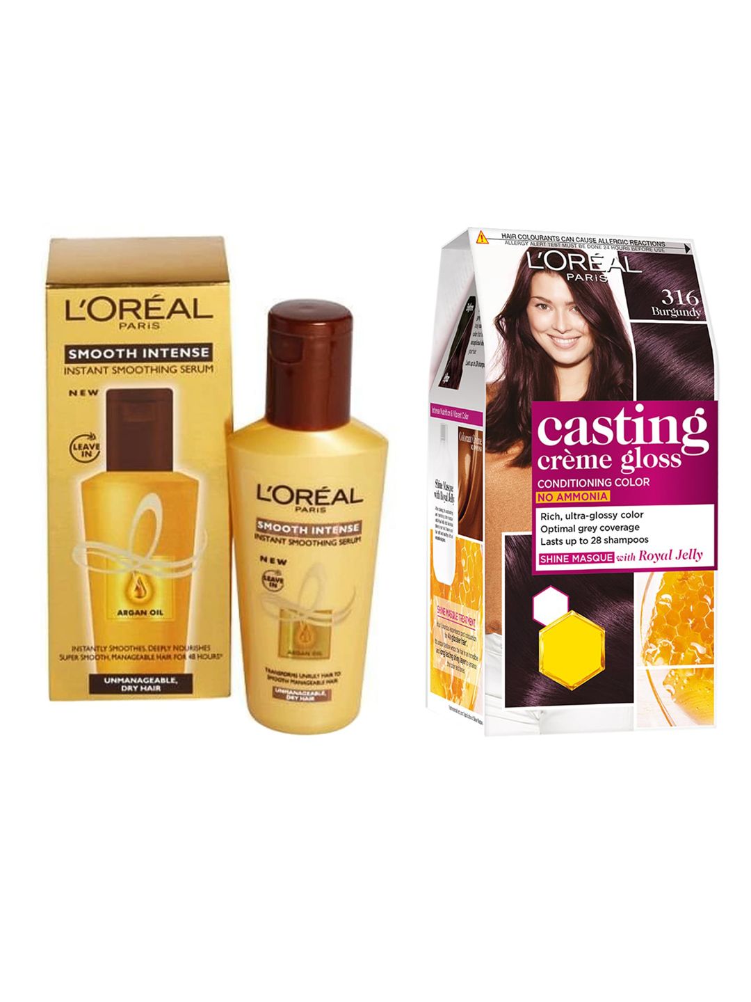 LOreal Set of Hair Color & Sustainable Hair Serum Price in India