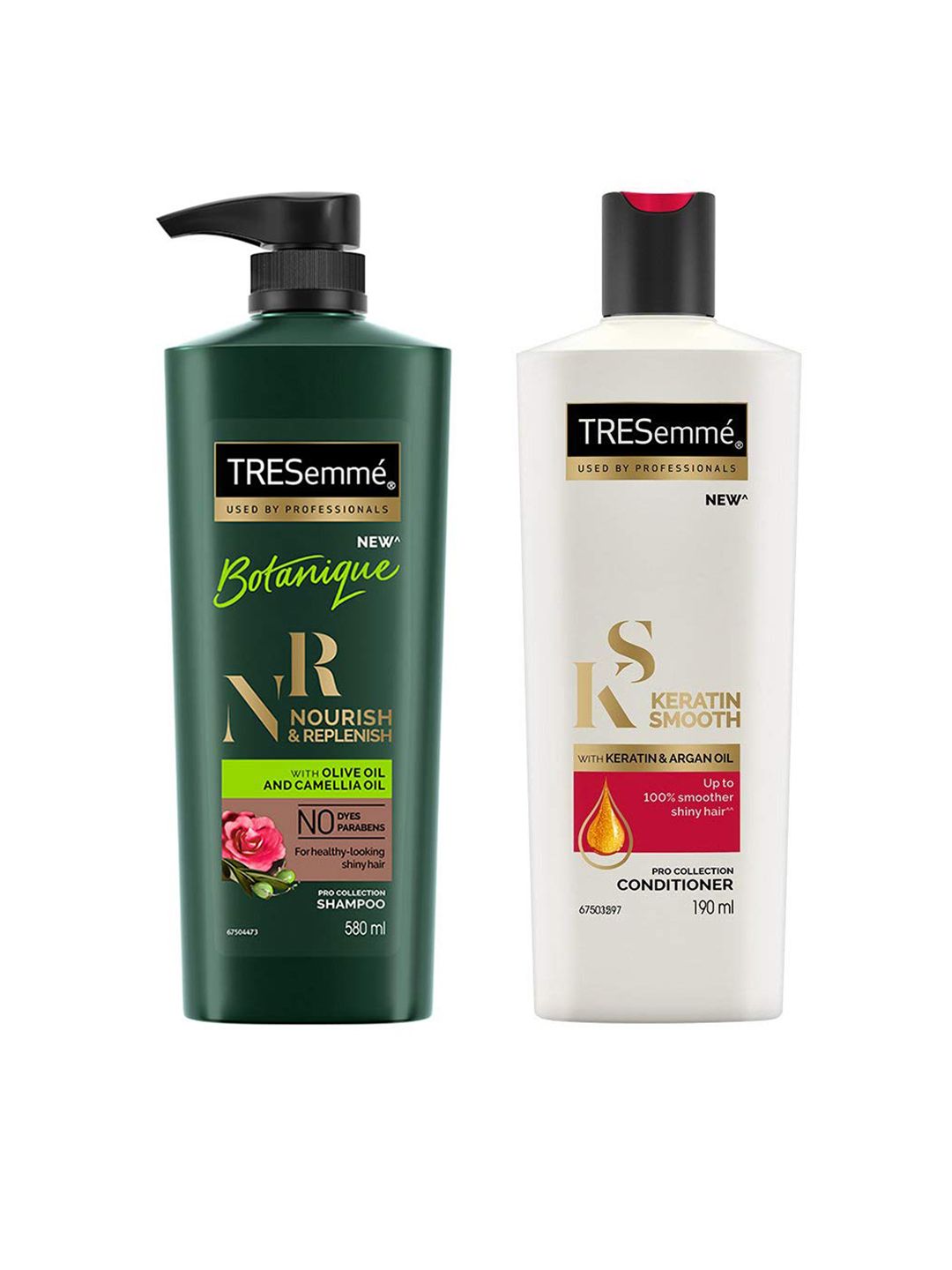 TRESemme Set of Nourish & Replenish Shampoo & Keratin Smooth Conditioner Price in India
