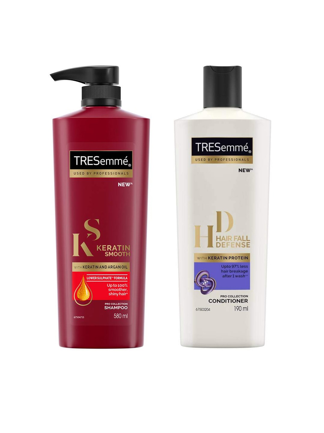 TRESemme Set of Keratin Smooth Shampoo & Hair Fall Defense Conditioner Price in India