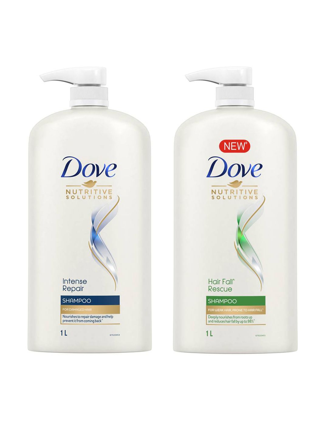Dove Hair Fall Rescue Shampoo & Intense Repair Shampoo Price in India