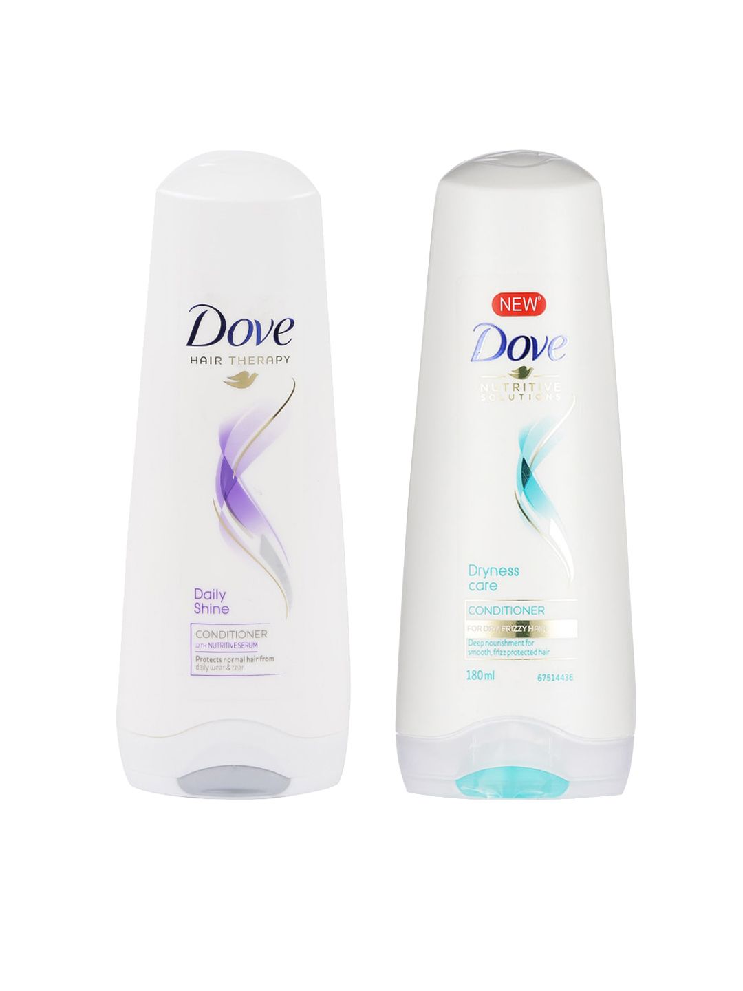 Dove Hair Solutions Daily Shine Conditioner & Hair  Solutions Dryness Care Conditioner Price in India