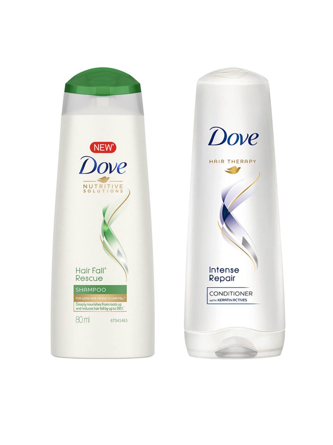 Dove Unisex Intense Repair Conditioner & Unisex Hair Fall Rescue Shampoo Price in India