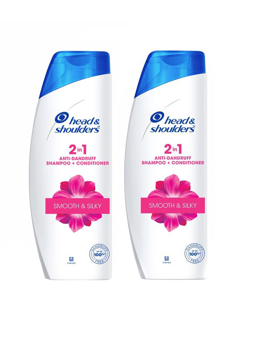 Head & Shoulders Set of 2 Smooth & Silky 2 in 1 Anti Dandruff Shampoo & Conditioner Price in India
