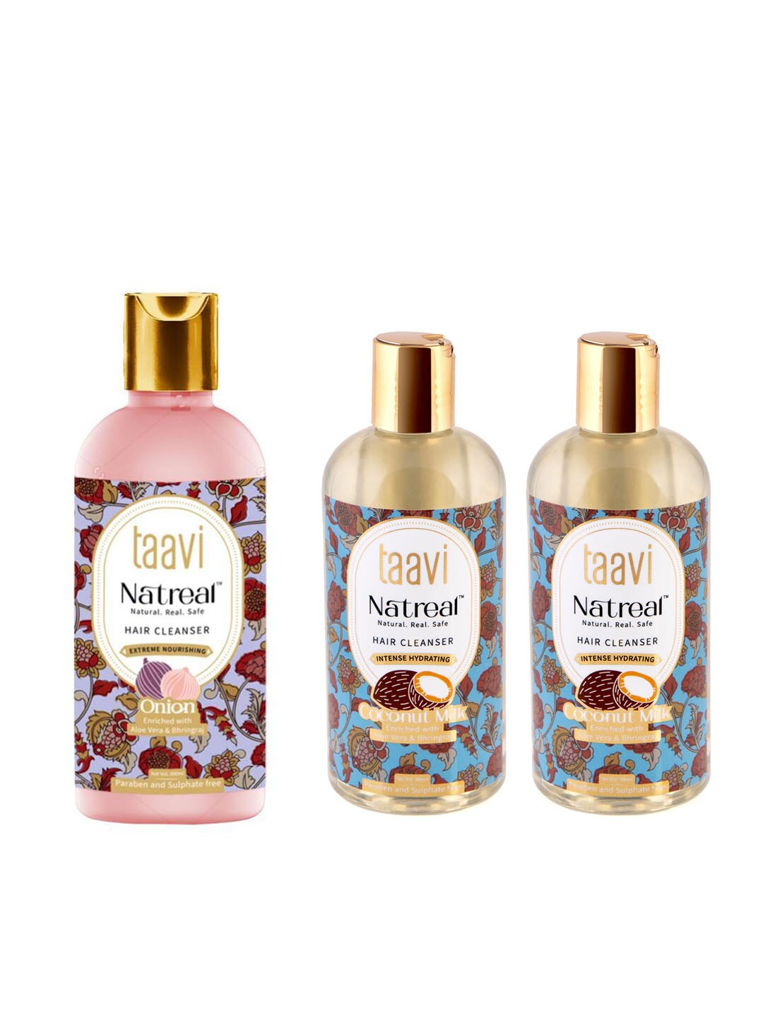 Taavi Set of 3 Natreal Hair Cleanser Price in India