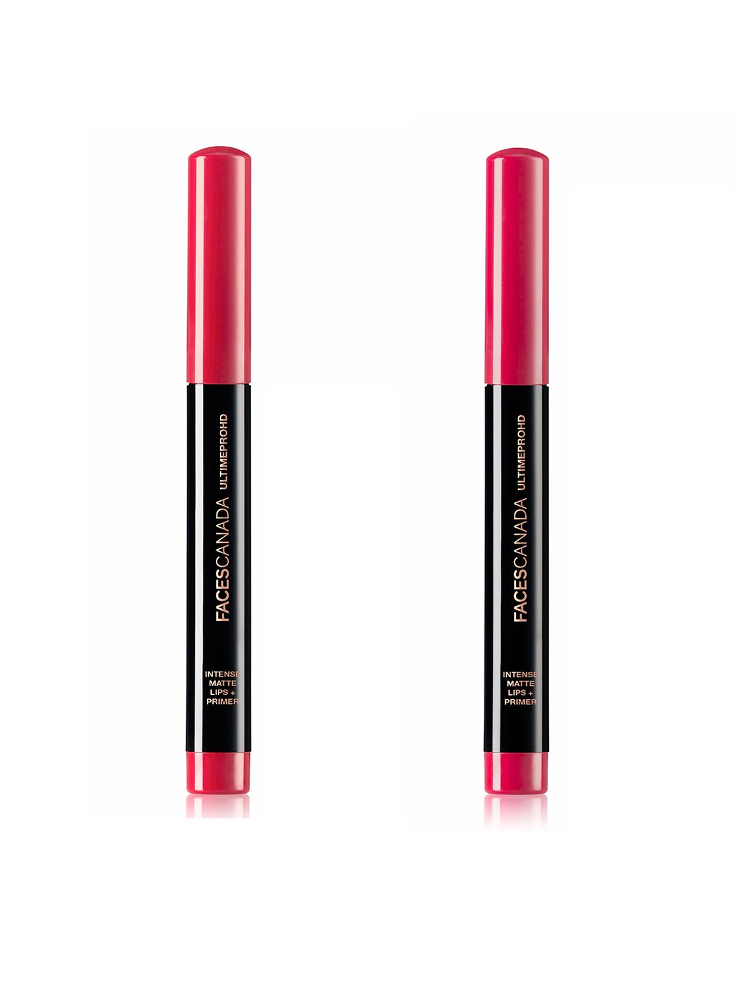 FACES CANADA Set of 2 UltimePro HD Intense Matte Lipsticks - Bold Wine & Dash of Pink Price in India