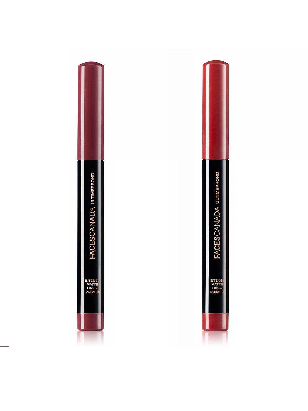 FACES CANADA Set of 2 UltimePro HD Intense Matte Lipsticks - Scandalous & Crushed Berry Price in India