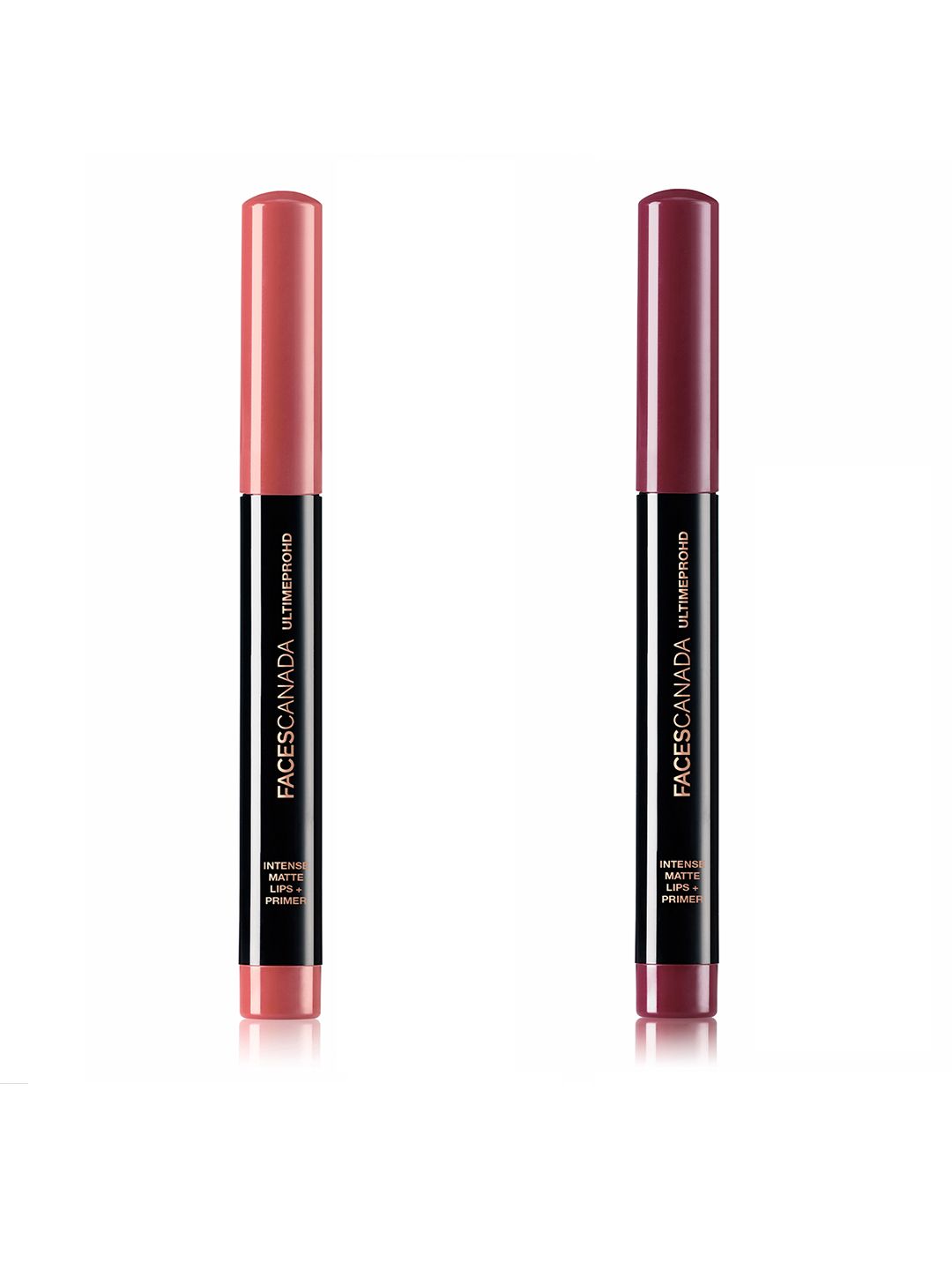 FACES CANADA Set of 2 Ultimepro Hd Intense Matte Lips + Primer Lipstick Price in India