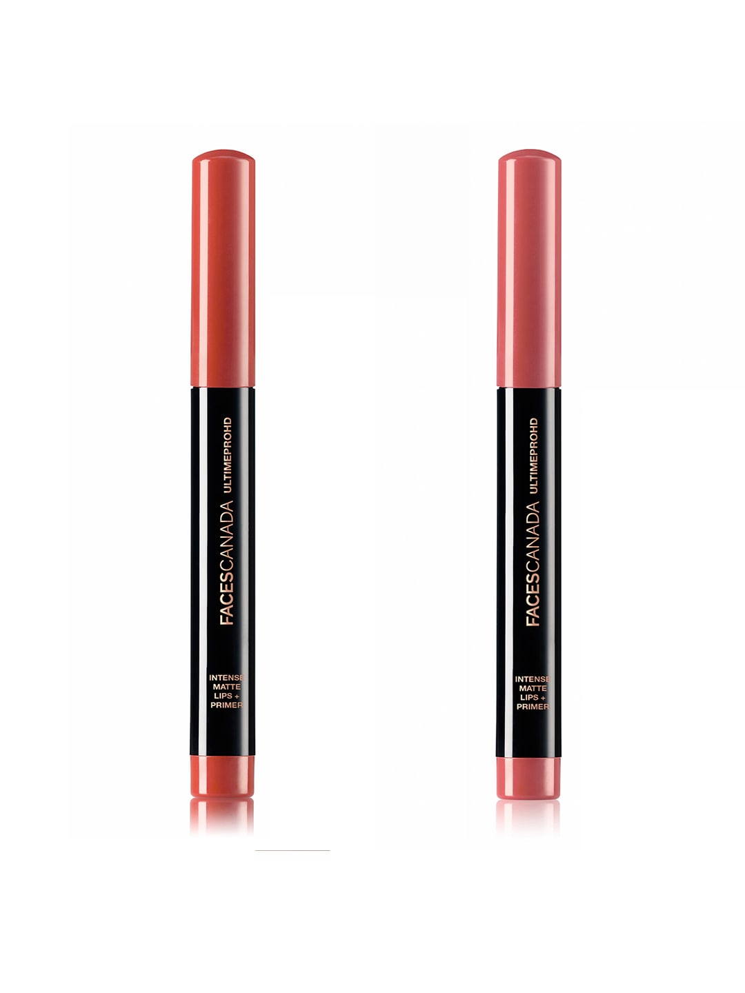 FACES CANADA Set of 2 Ultimepro Hd Intense Matte Lips + Primer Lipstick Price in India