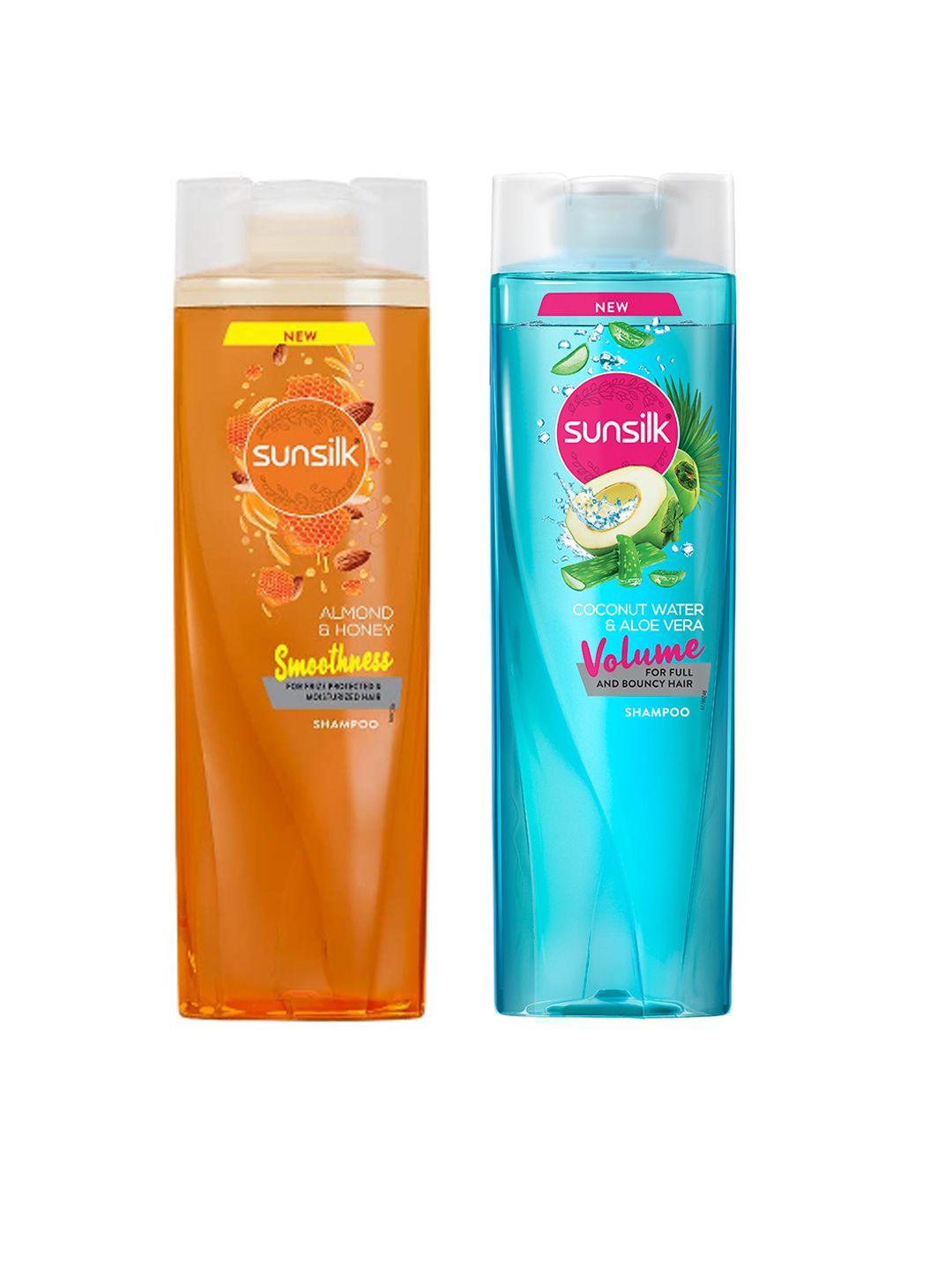 Sunsilk Almond & Honey Smoothness & Coconut Water and Aloe Vera Shampoo Price in India