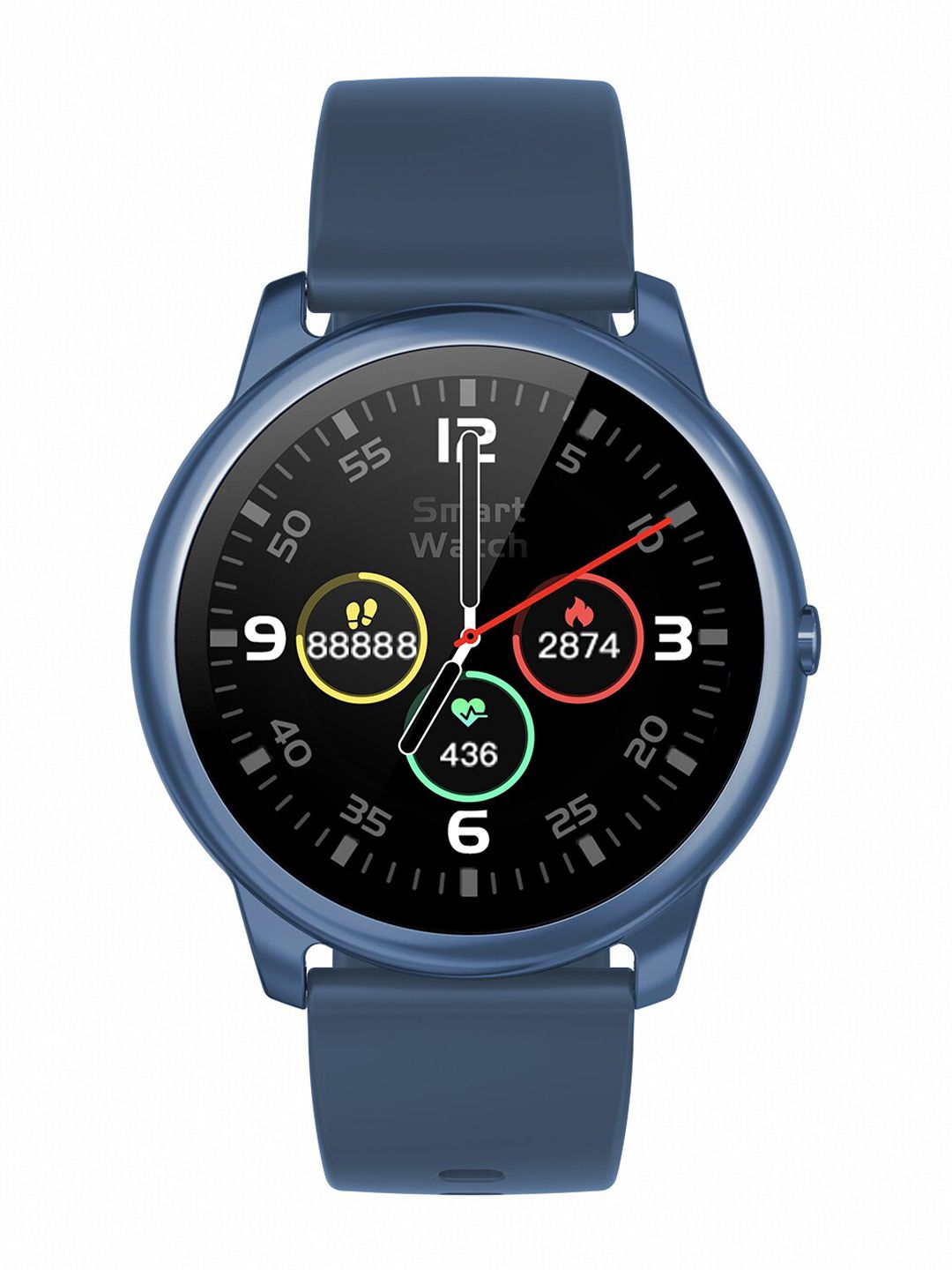 CrossBeats Blue & Black Activity Tracker Sensor Digital Smartwatch CB-Orbit Price in India