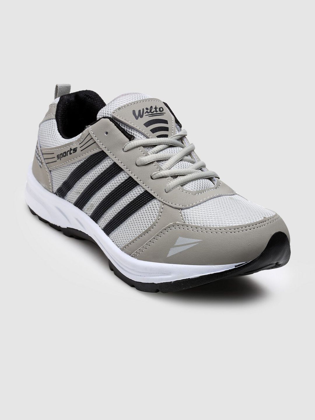 ASIAN Men Grey Mesh Running Shoes