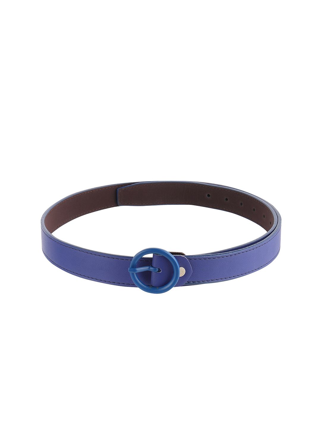 Calvadoss Women Blue Solid Synthetic Casual Belt Price in India