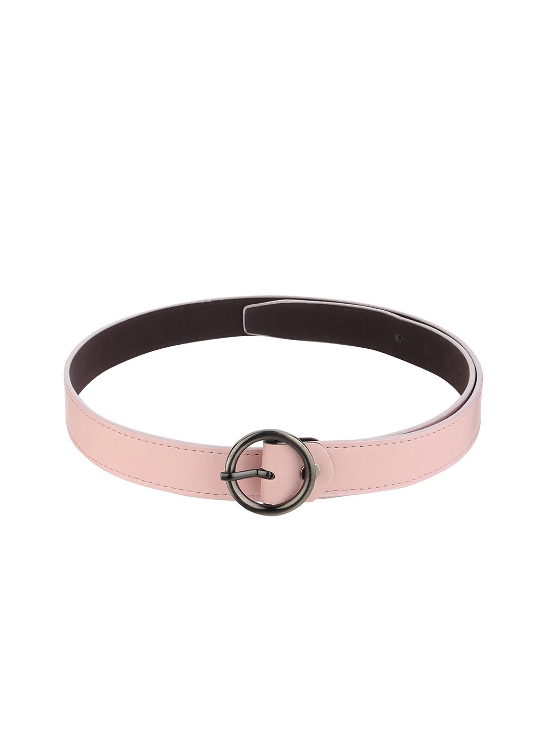 Calvadoss Women Pink Solid Synthetic Casual Belt Price in India