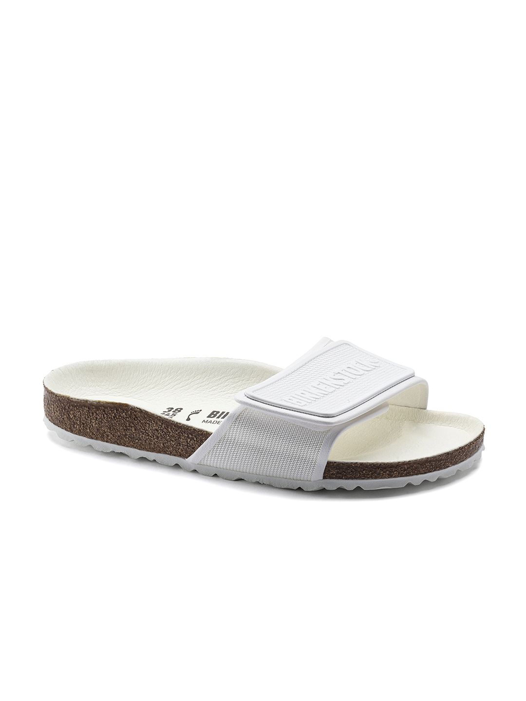 Birkenstock Unisex White Tema Regular Sliders Price in India