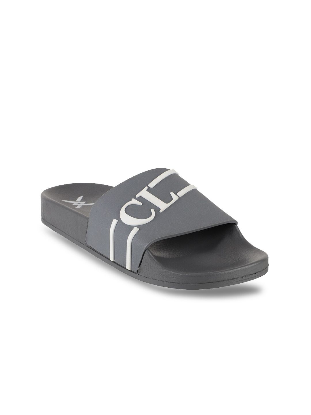 Carlton London Sports Women Grey Solid Flip Flops Price in India