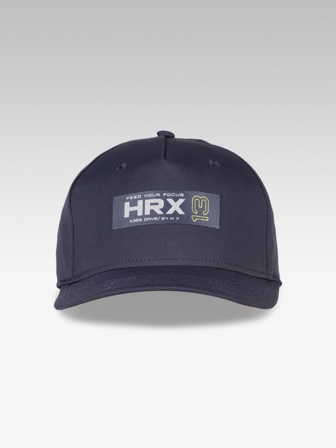 HRX by Hrithik Roshan Unisex Navy Blue Printed Snapback Cap Price in India