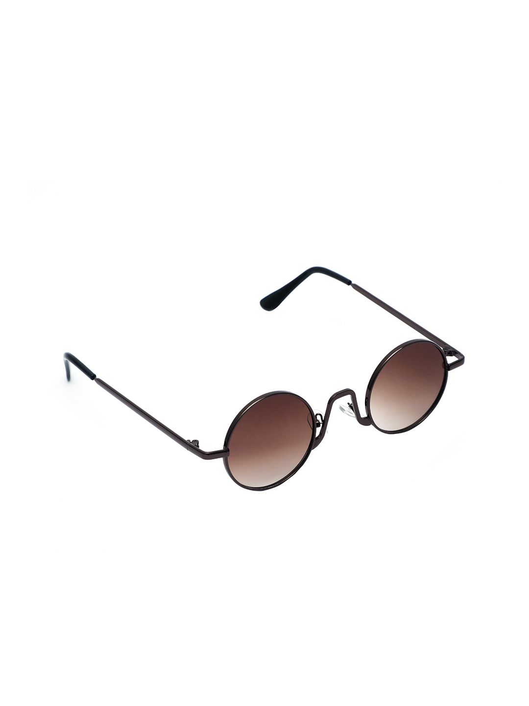 Floyd Unisex Brown Lens & Brown Round Sunglasses with UV Protected Lens-72_BRN_BRN Price in India