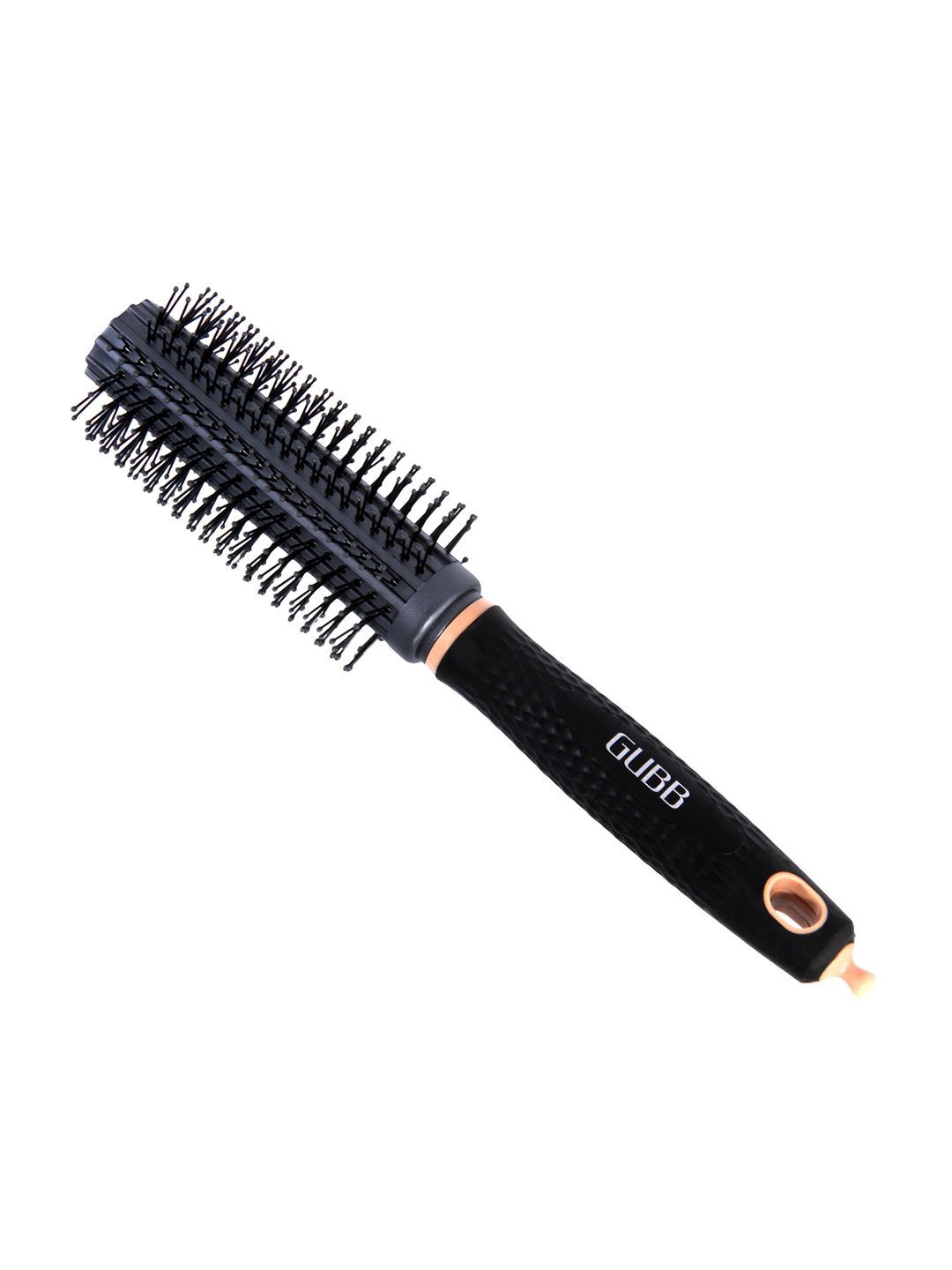 GUBB Unisex Black Round Hair Brush Comb With Pin Price in India