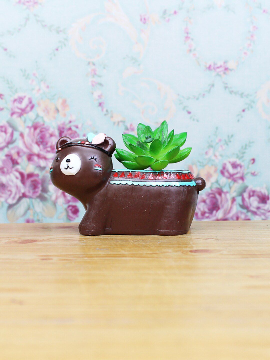 Wonderland Brown Bear Succulent Planter Price in India