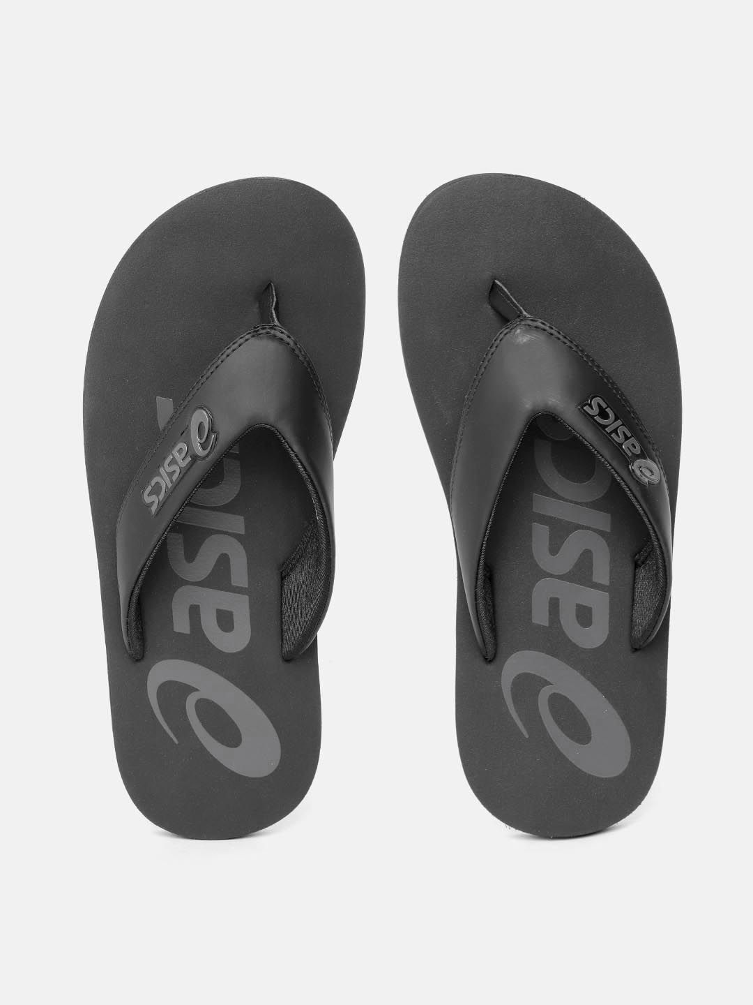 ASICS Unisex Black Solid Zorian BM Thong Flip-Flops