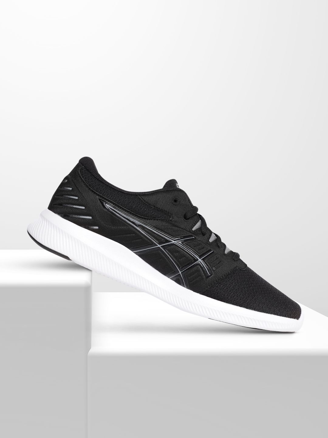 ASICS Unisex Black Gel-MOYA LS Woven Design Running Shoes Price in India