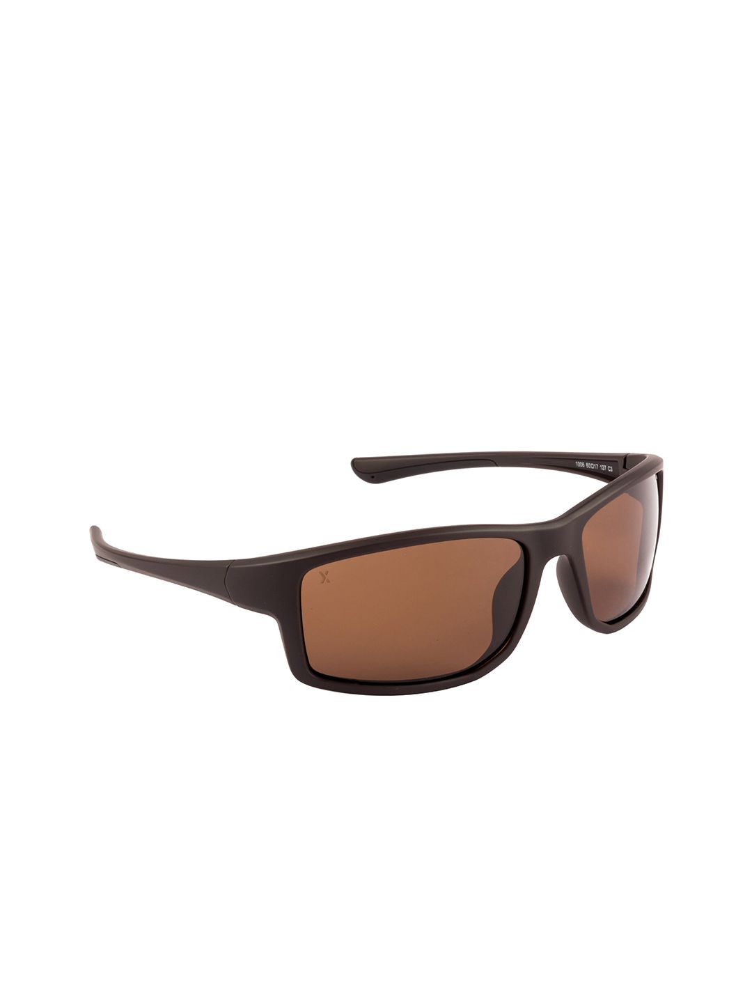 XPRES Unisex Brown Sports Sunglasses with UV Protected Lens Price in India