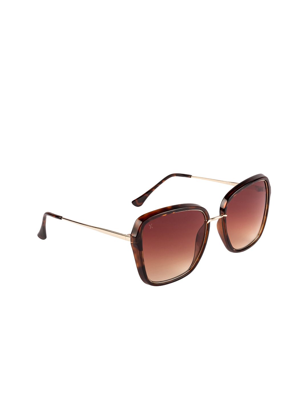 XPRES Women Brown Lens Oversized Sunglasses with UV Protected Lens 1010 56019 144 C1 Price in India