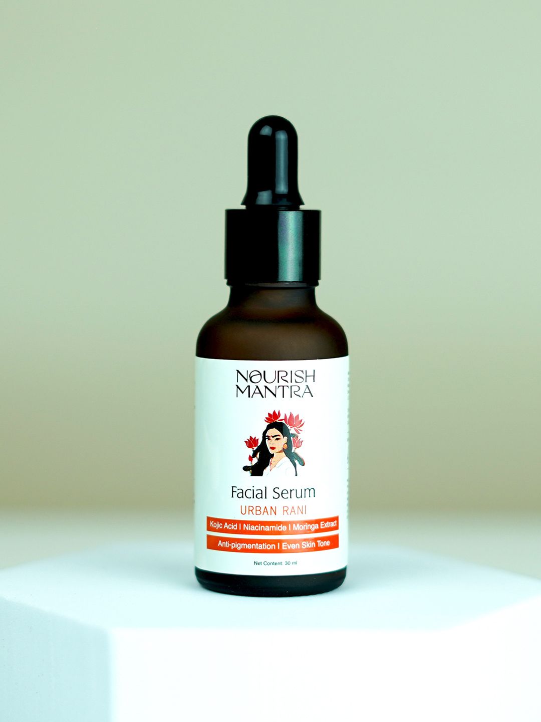 Nourish Mantra Urban Rani Facial Serum with Hyaluronic Acid & Niacinamide - 30 ml
