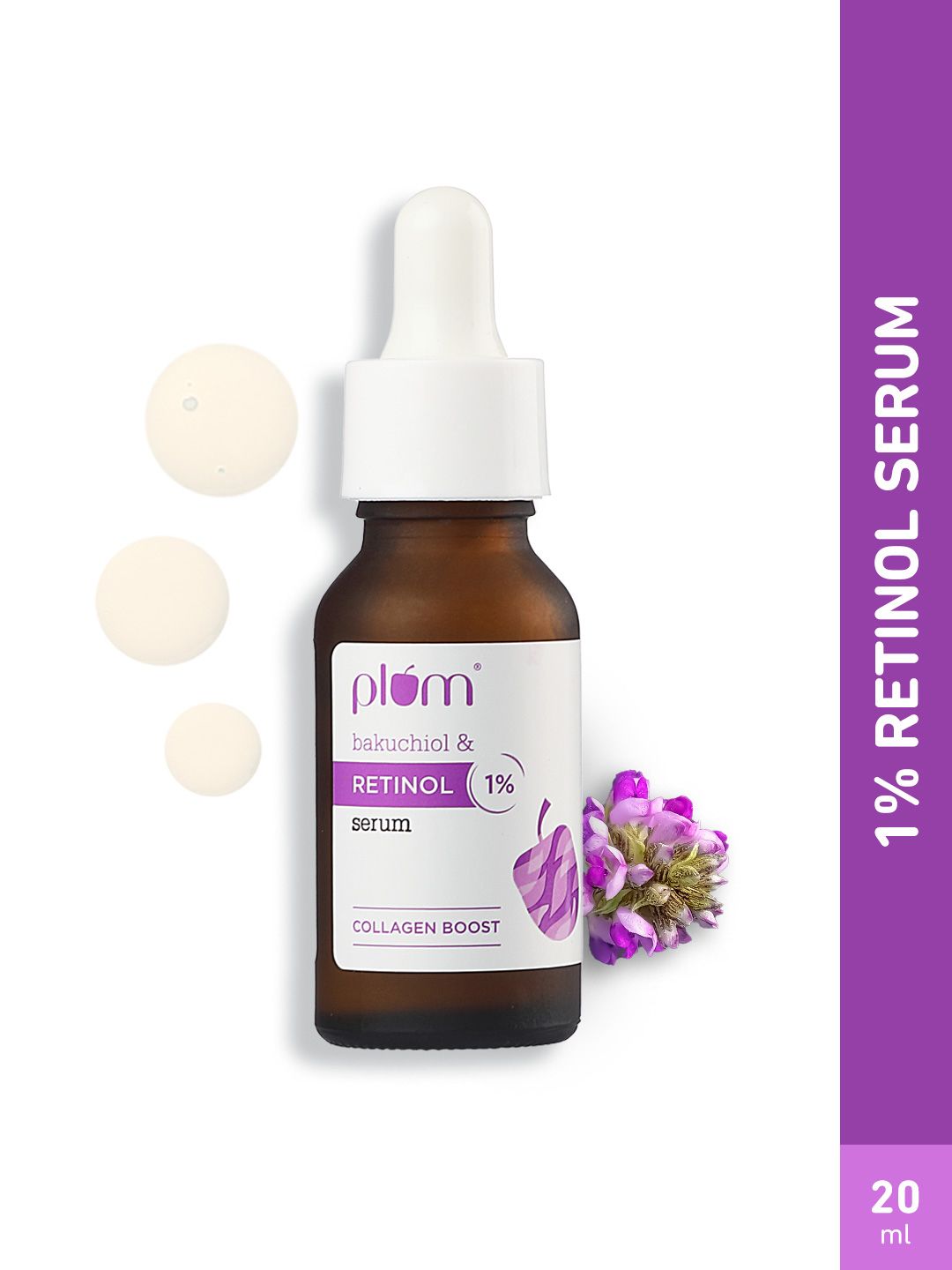 Plum 1% Retinol Face Serum with Bakuchiol 20 ml