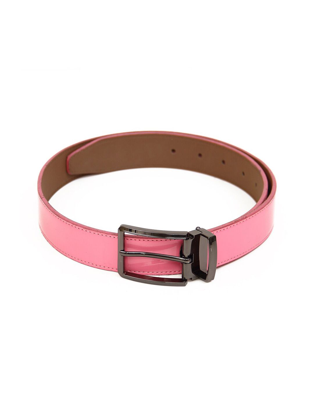 Calvadoss Women Pink Textured PU Belt Price in India