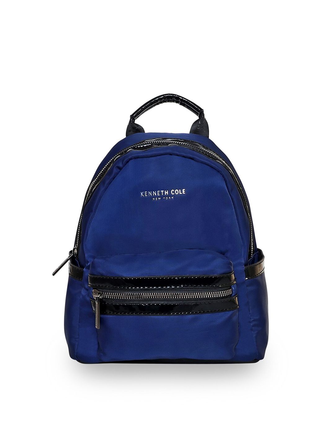 Kenneth Cole Women Blue & Black Backpack Price in India