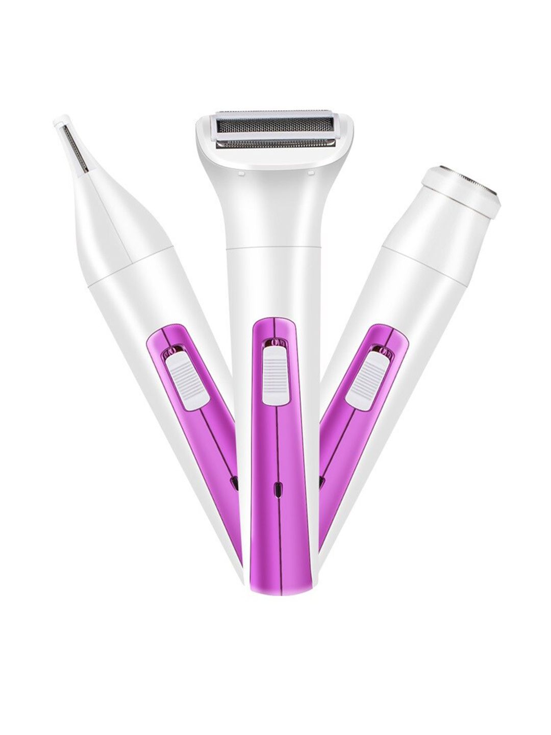 PAINLESS White & Purple 3 in 1 USB Body Hair Remover Price in India