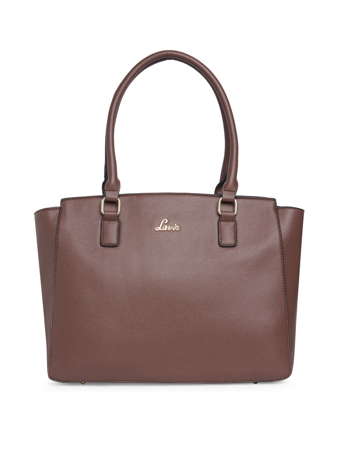Lavie Brown Structured Shoulder Bag Price in India