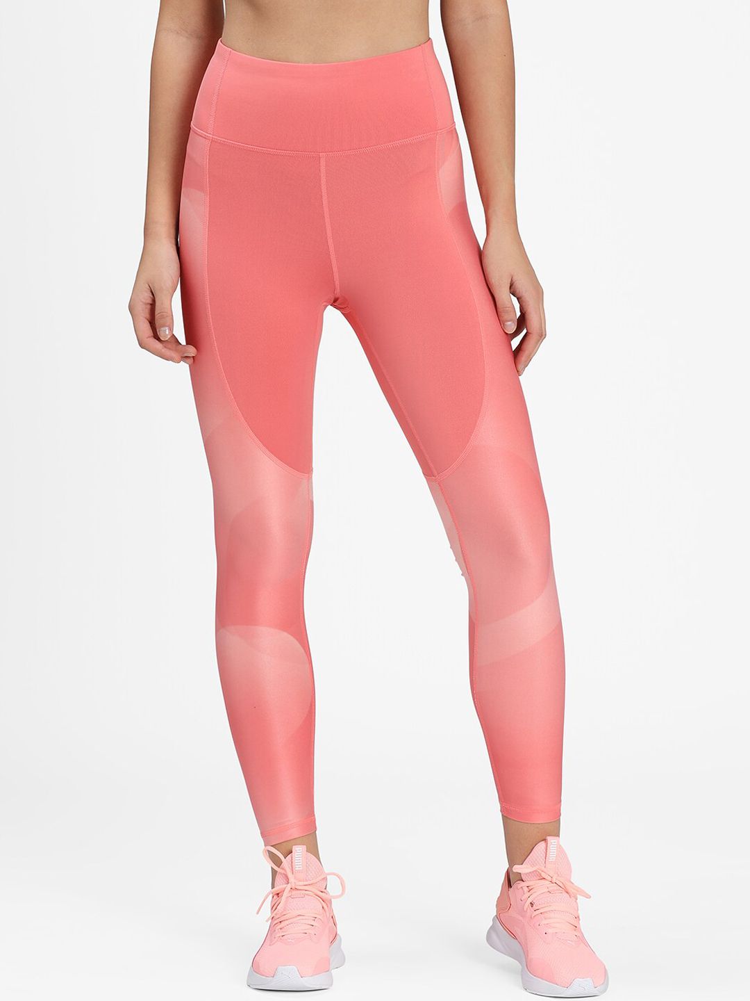 Puma Women Peach-Coloured High-Waist Training Tights Price in India