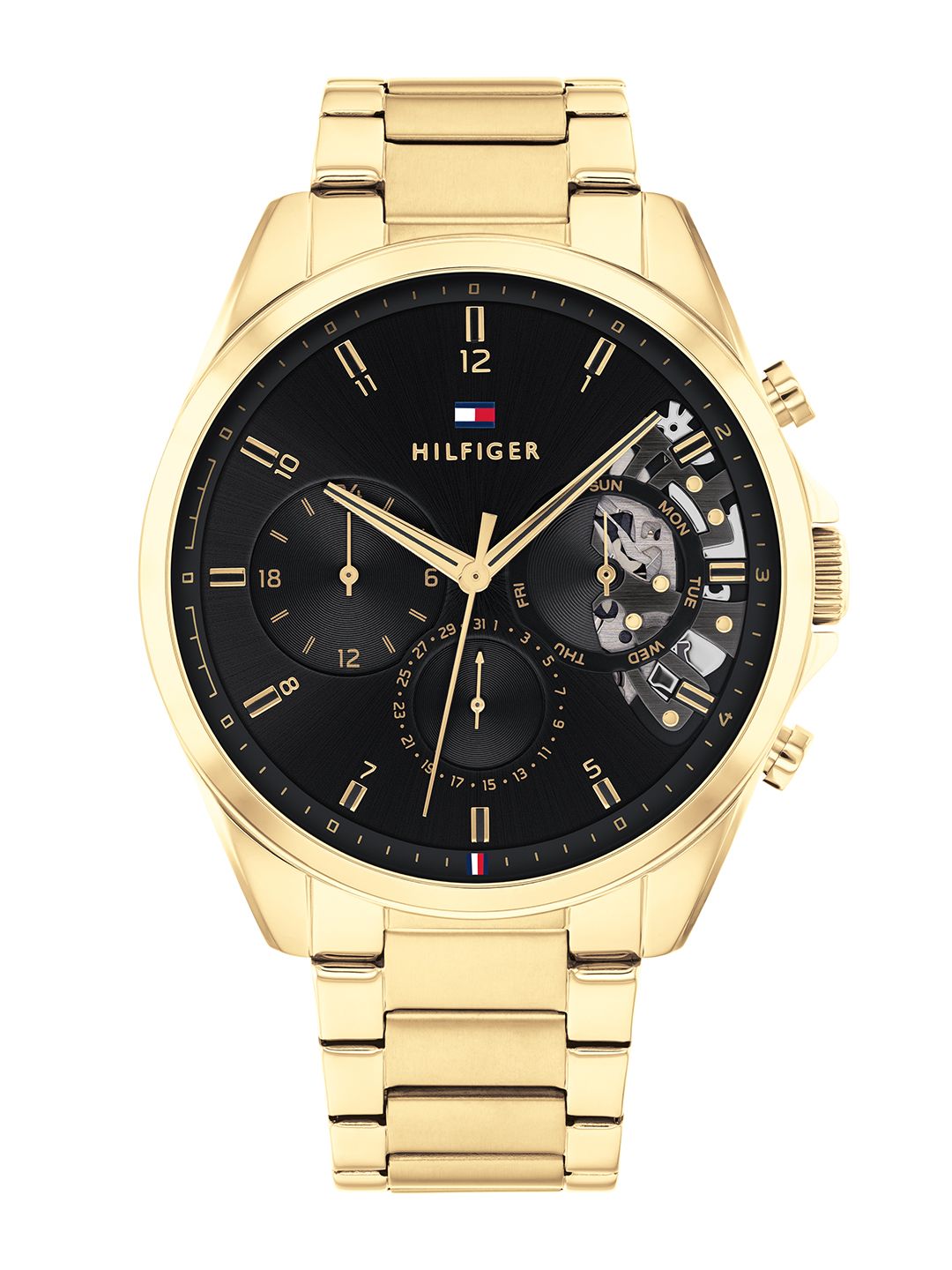 Tommy Hilfiger Tommy Hilfiger Multifunction Analog With Black Dial Watch For Men - Neth1710447