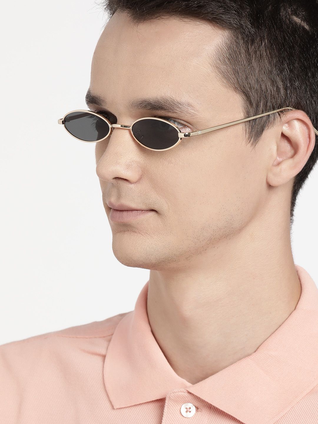 Carlton London Unisex UV Protected Lens Oval Sunglasses
